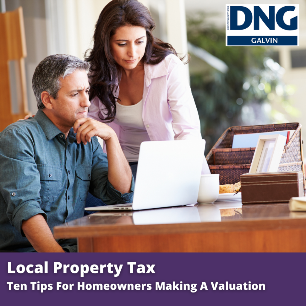 Ten Tips for Homeowners making a valuation