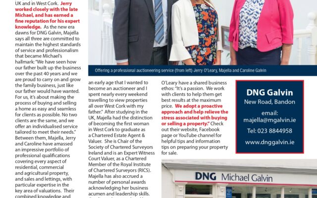 A new era for DNG Galvin as Majella and Caroline take hold of the gavel