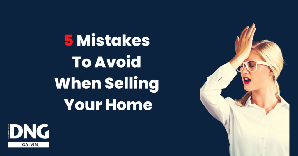 mistakes to avoid when selling your house