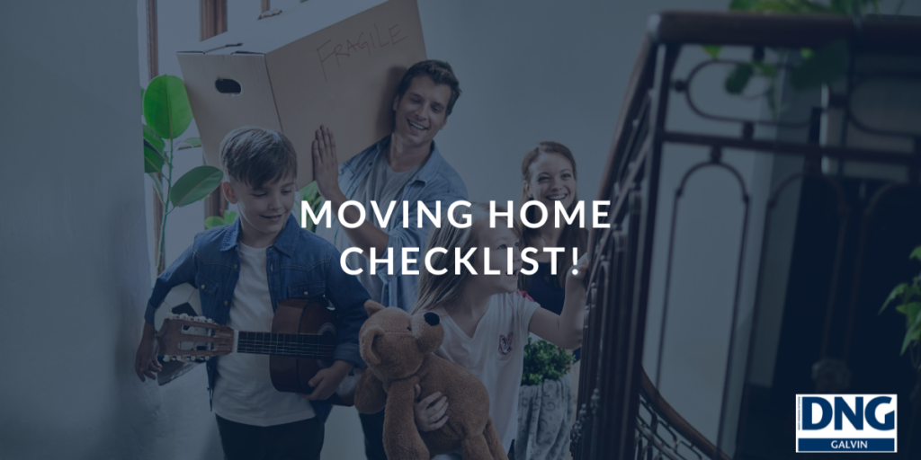 Moving Home checklist