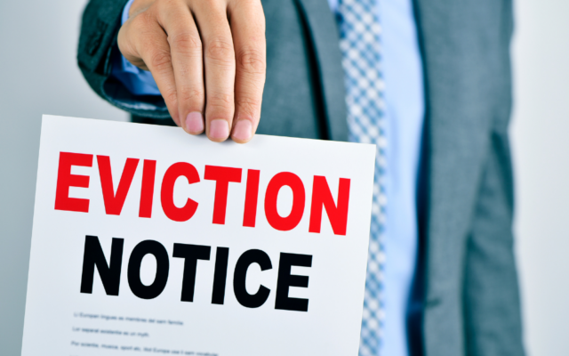 The eviction ban lifted