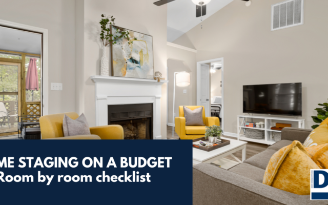 How to stage a home for sale on a budget?