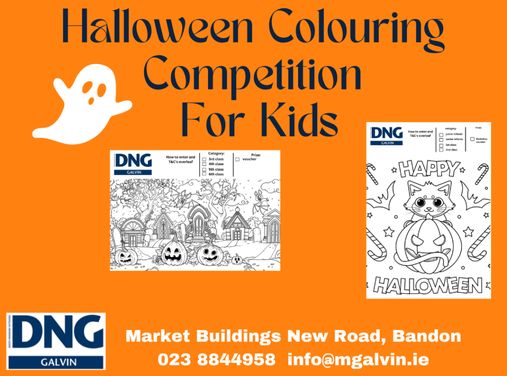 DNG Galvin  Halloween Colouring Competition for Kids