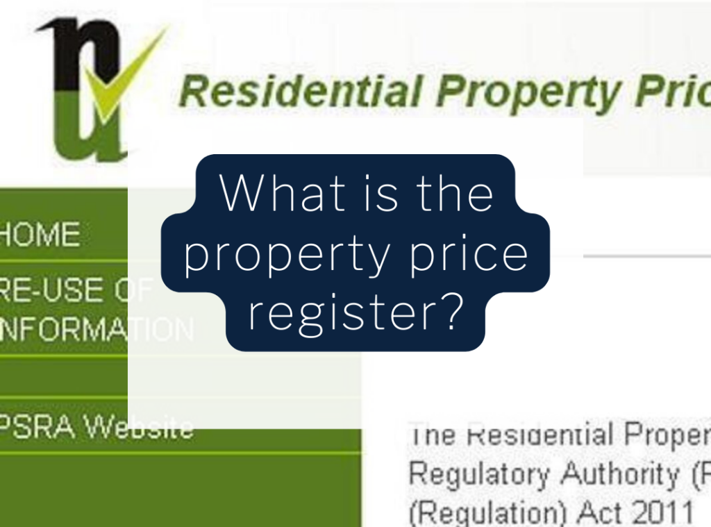What is the property price register  