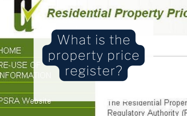 What is the Property Price Register?